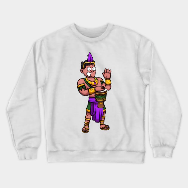 Male Brazilian Carnival Dancer Crewneck Sweatshirt by TheMaskedTooner